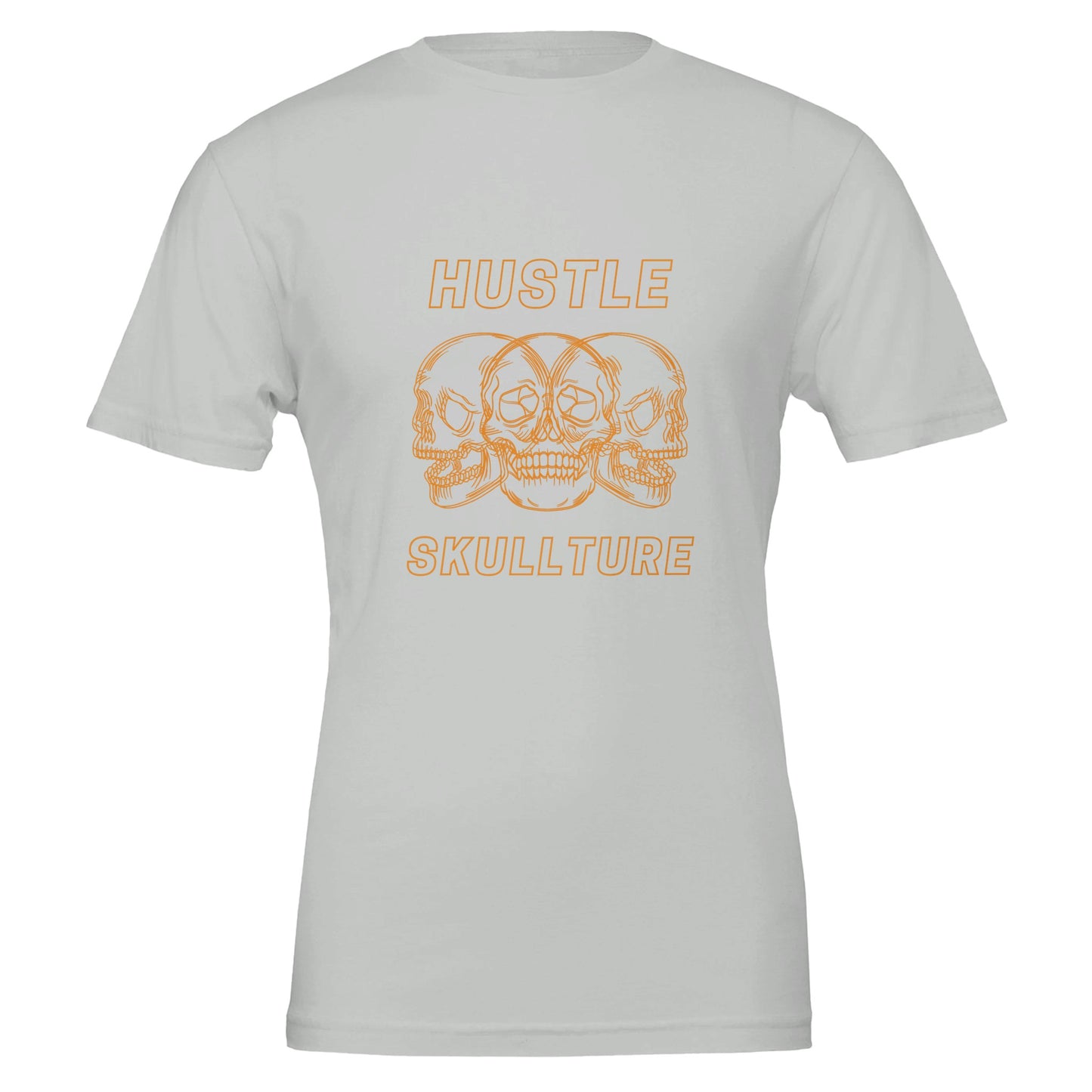 Hustle Skullture Premium Unisex Crewneck T-shirt - FLDrip
