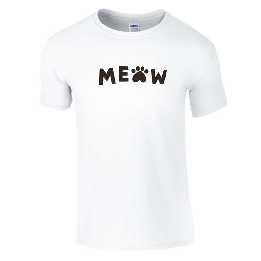 Meow Cat Classic Unisex Crewneck T-shirt - FLDrip