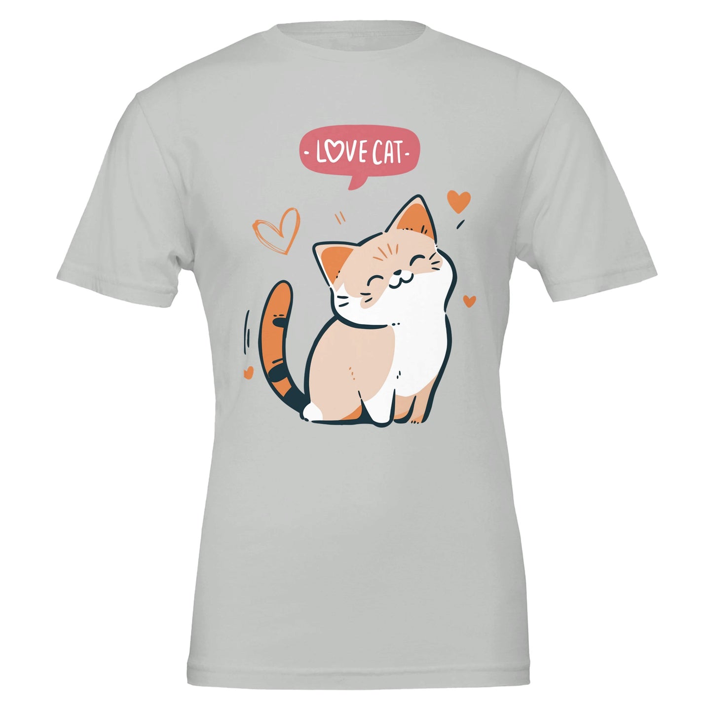 Cat Lover Premium Unisex Crewneck T-shirt - FLDrip