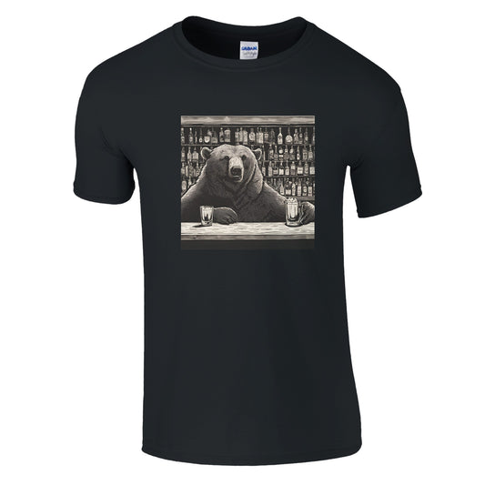 Beary Drunk Classic Unisex Crewneck T-shirt - FLDrip