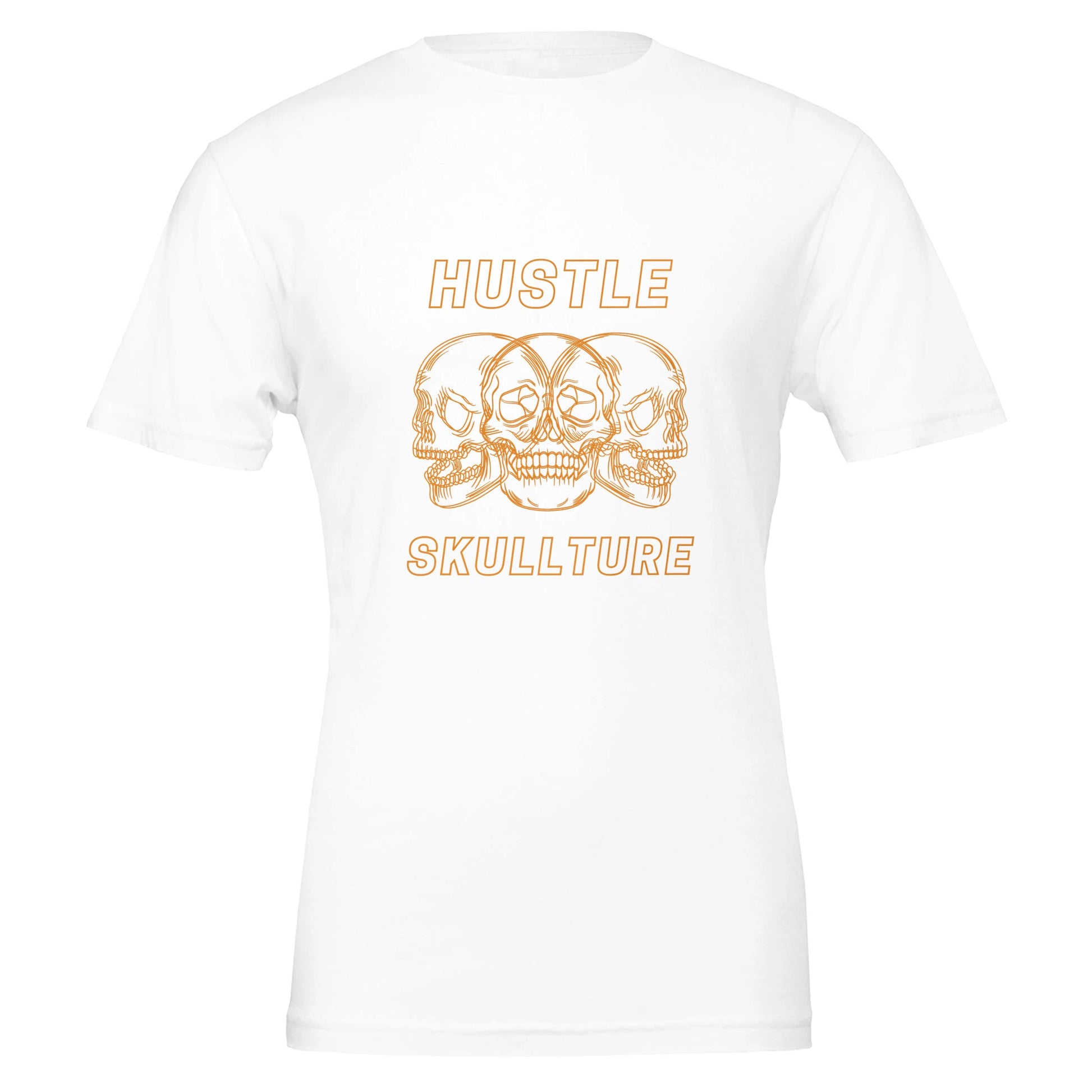 Hustle Skullture Premium Unisex Crewneck T-shirt - FLDrip