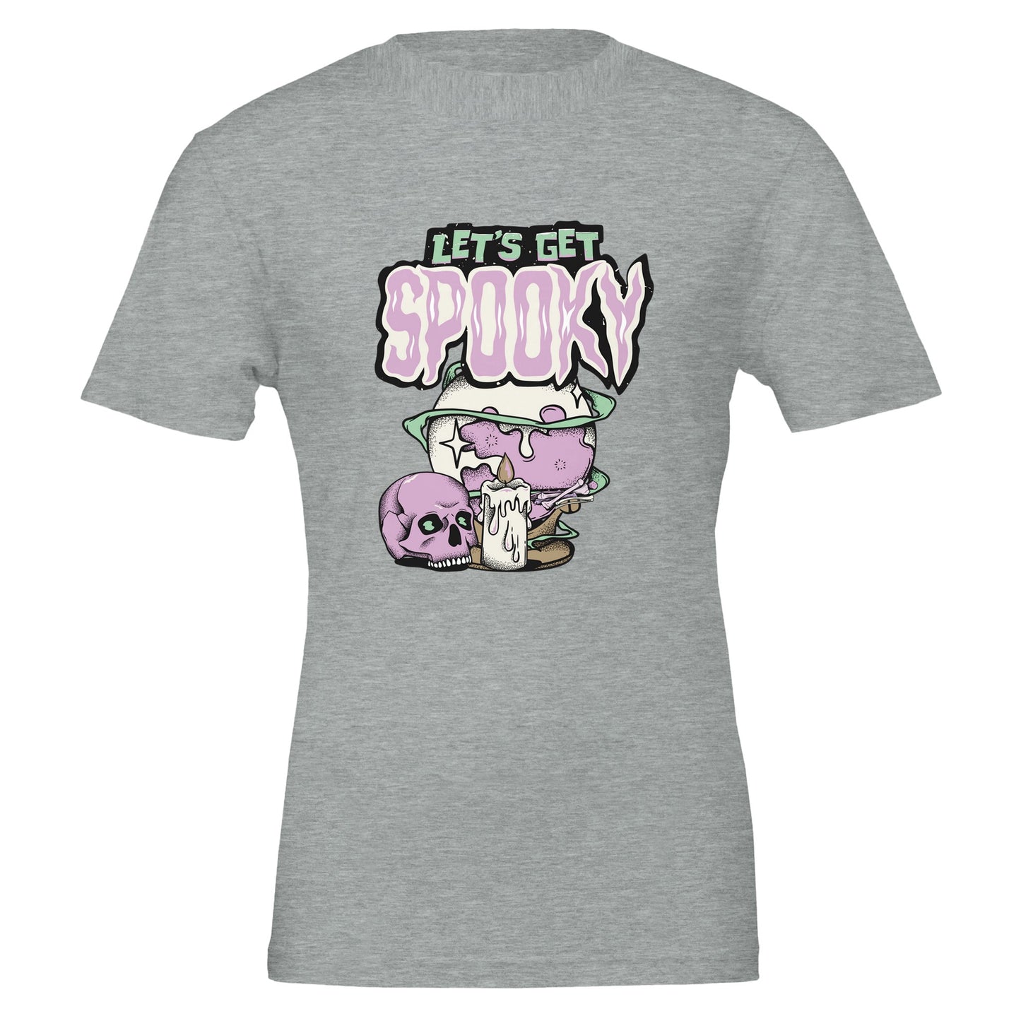 Let's get Spooky Premium Unisex Crewneck T-shirt - FLDrip