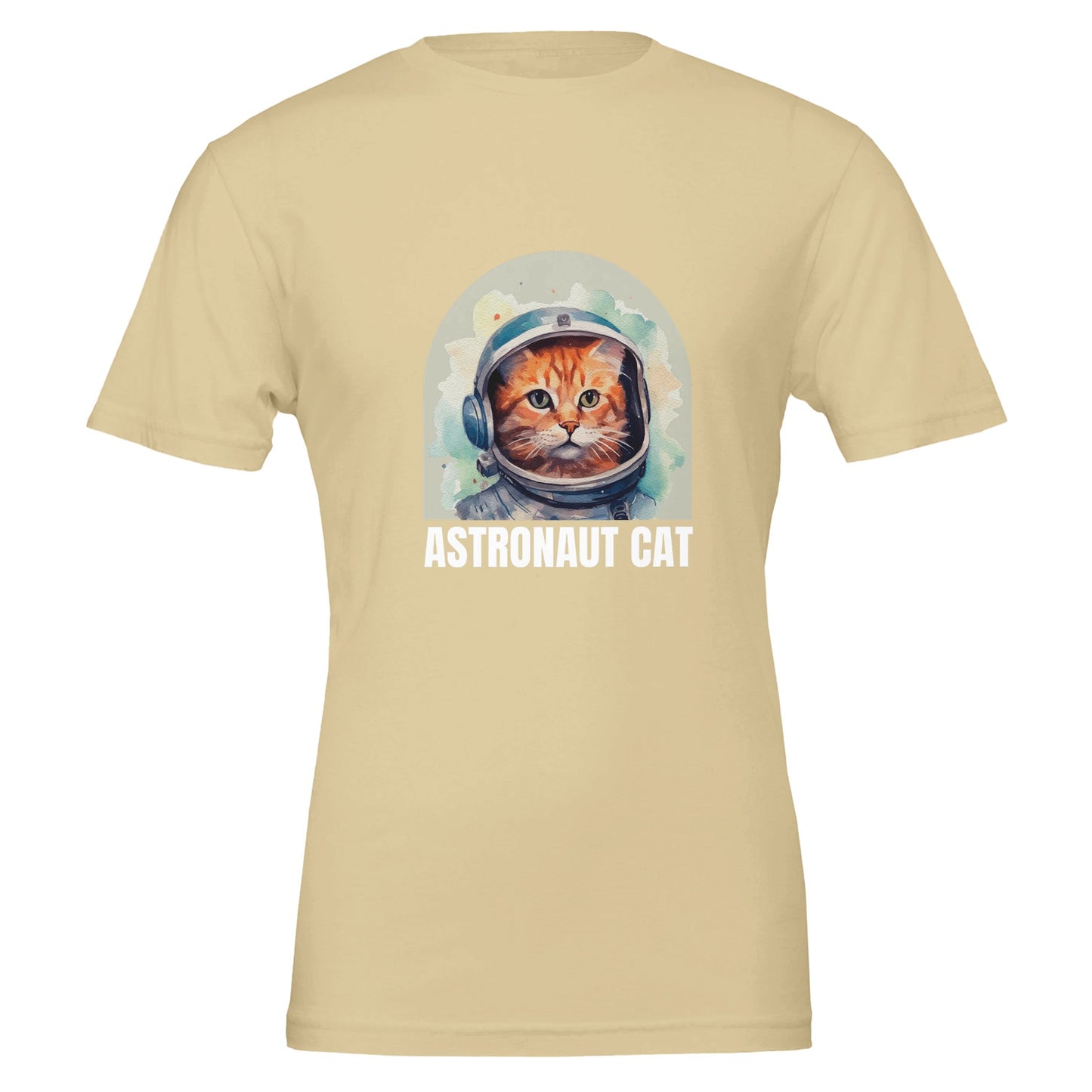 Cat Astronaut Premium Unisex Crewneck T-shirt - FLDrip