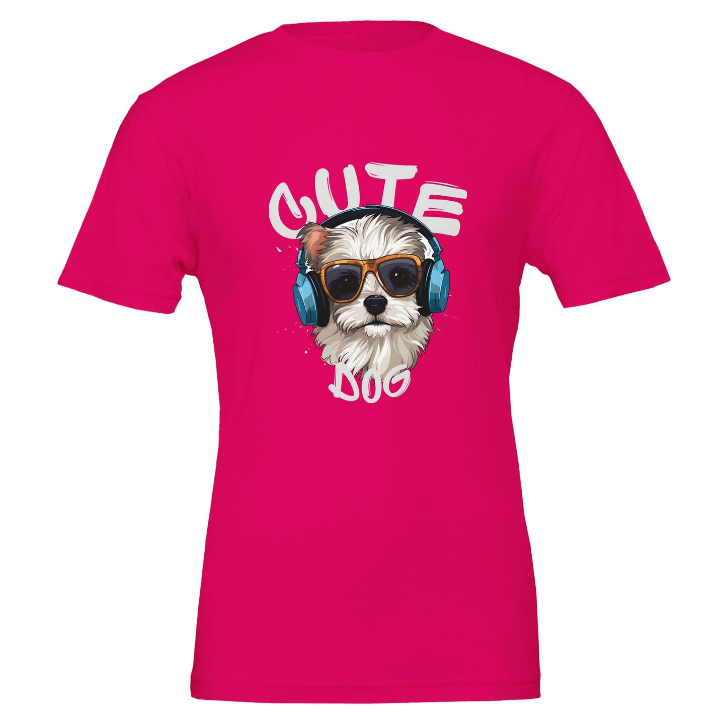 Cute Dog Premium Unisex Crewneck T-shirt - FLDrip