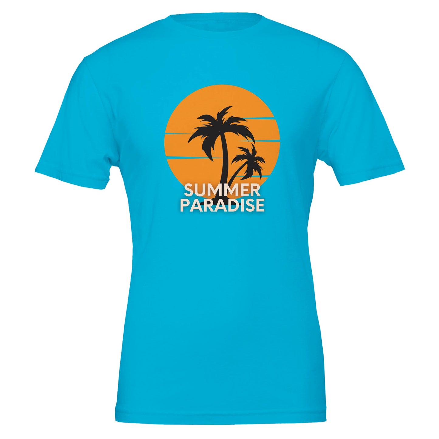 Summer Paradise Premium Unisex Crewneck T-shirt - FLDrip