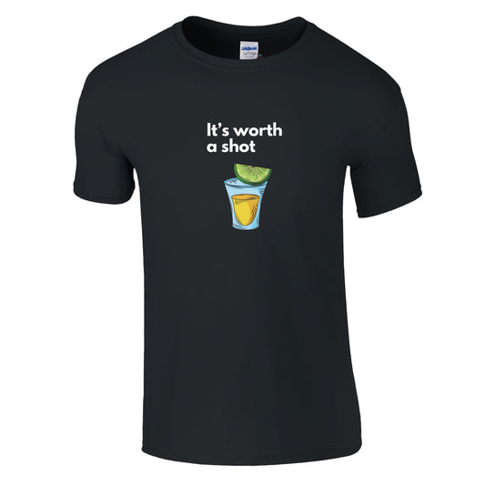 It's worth a shot Classic Unisex Crewneck T-shirt - FLDrip