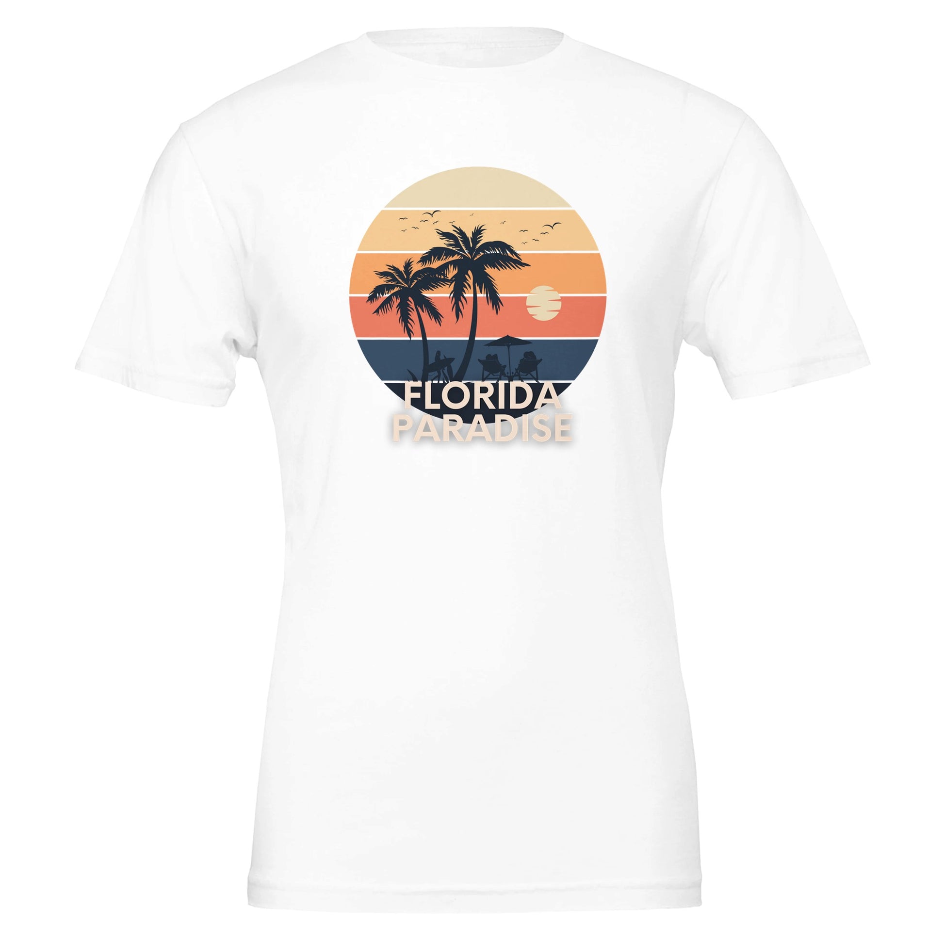 Florida Paradise Premium Unisex Crewneck T-shirt - FLDrip