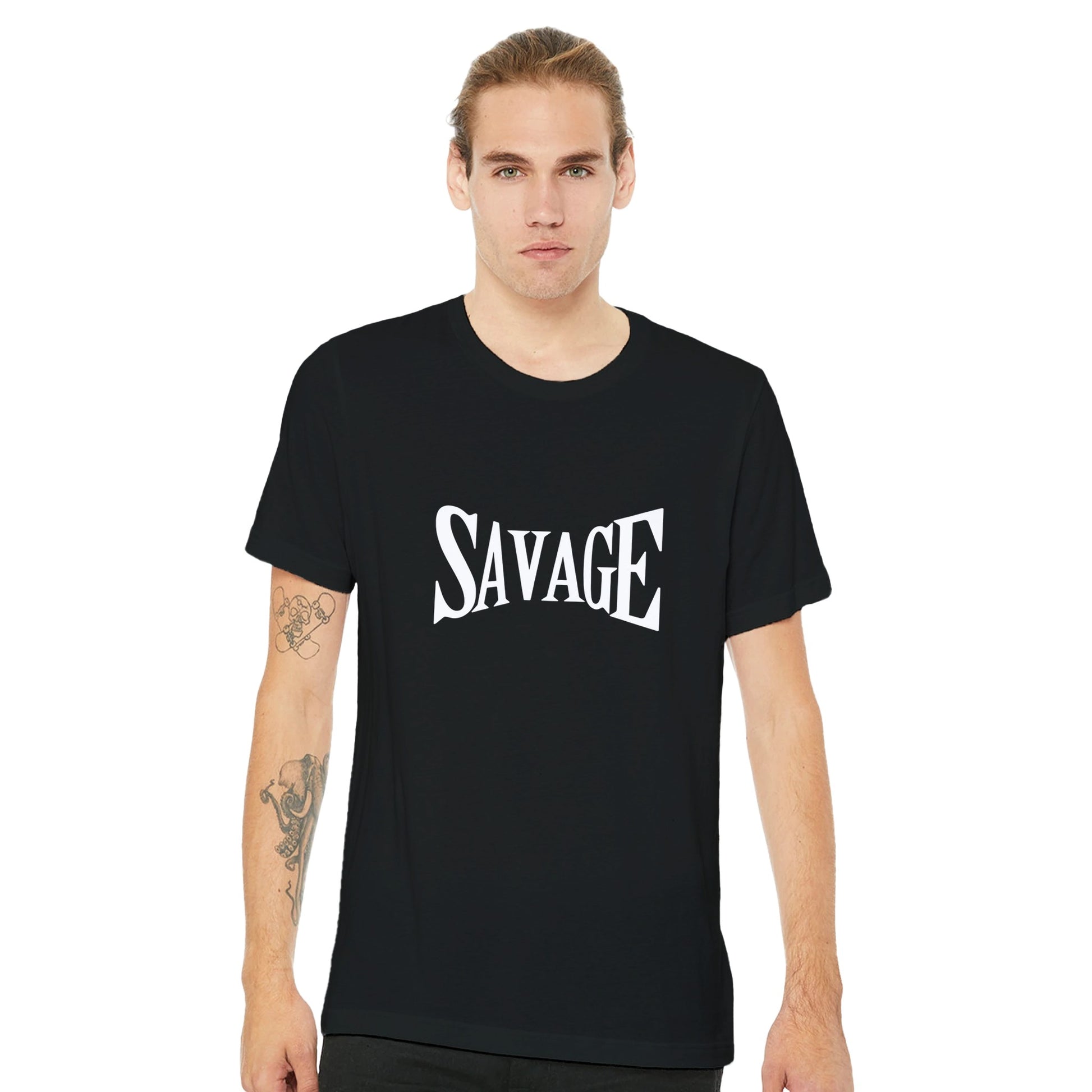 Savage Premium Unisex Crewneck T-shirt - FLDrip