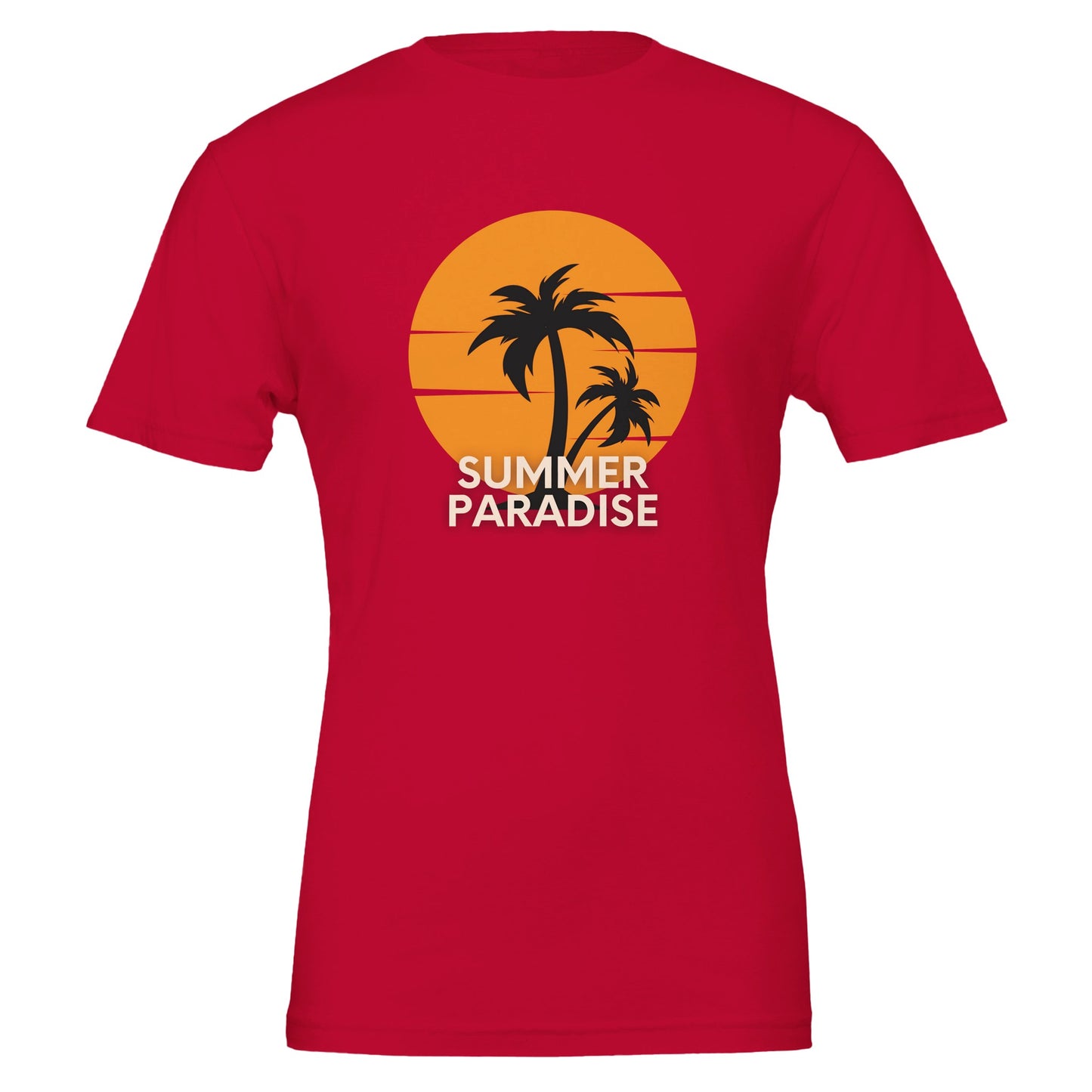 Summer Paradise Premium Unisex Crewneck T-shirt - FLDrip