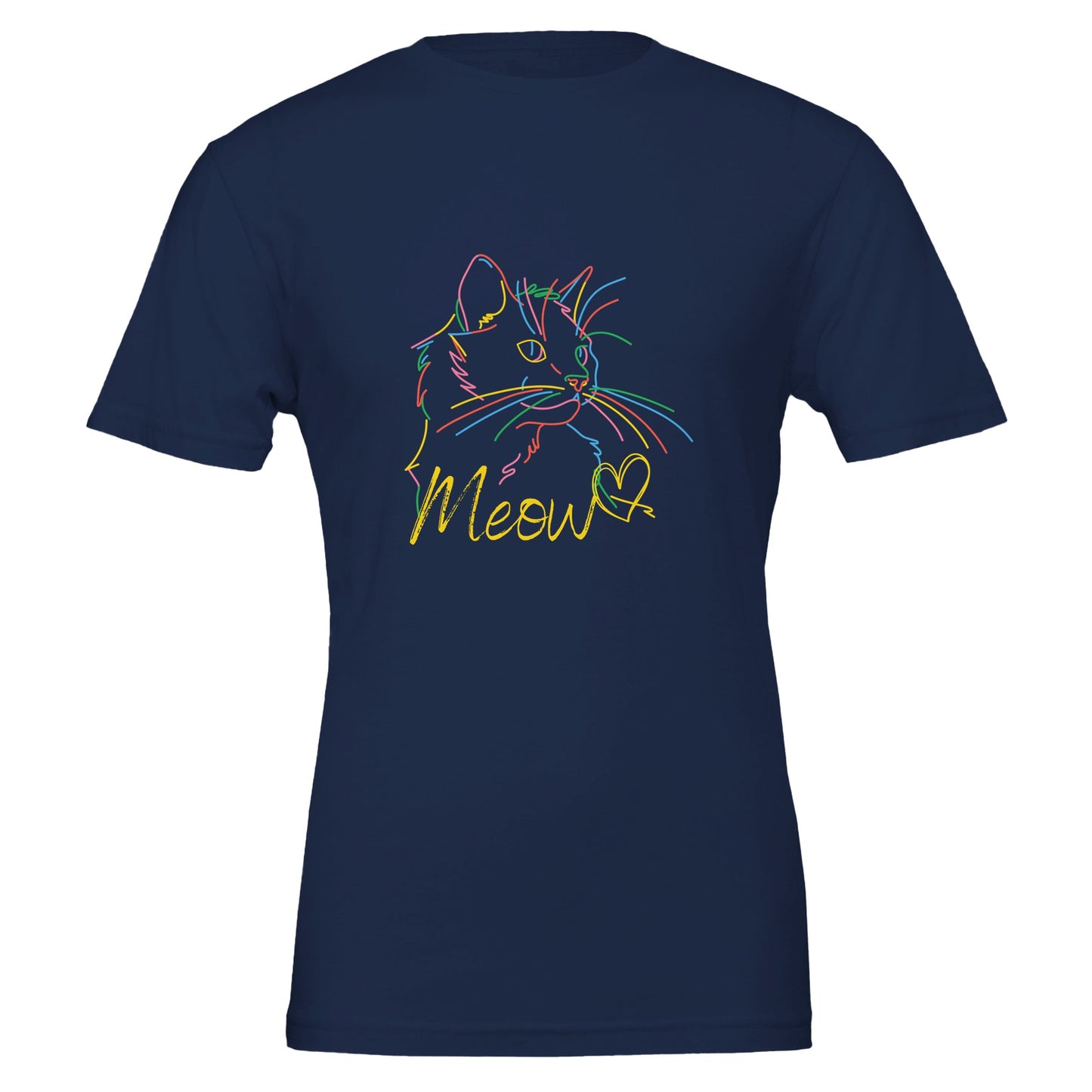 Cat Enlightenment Premium Unisex Crewneck T-shirt - FLDrip