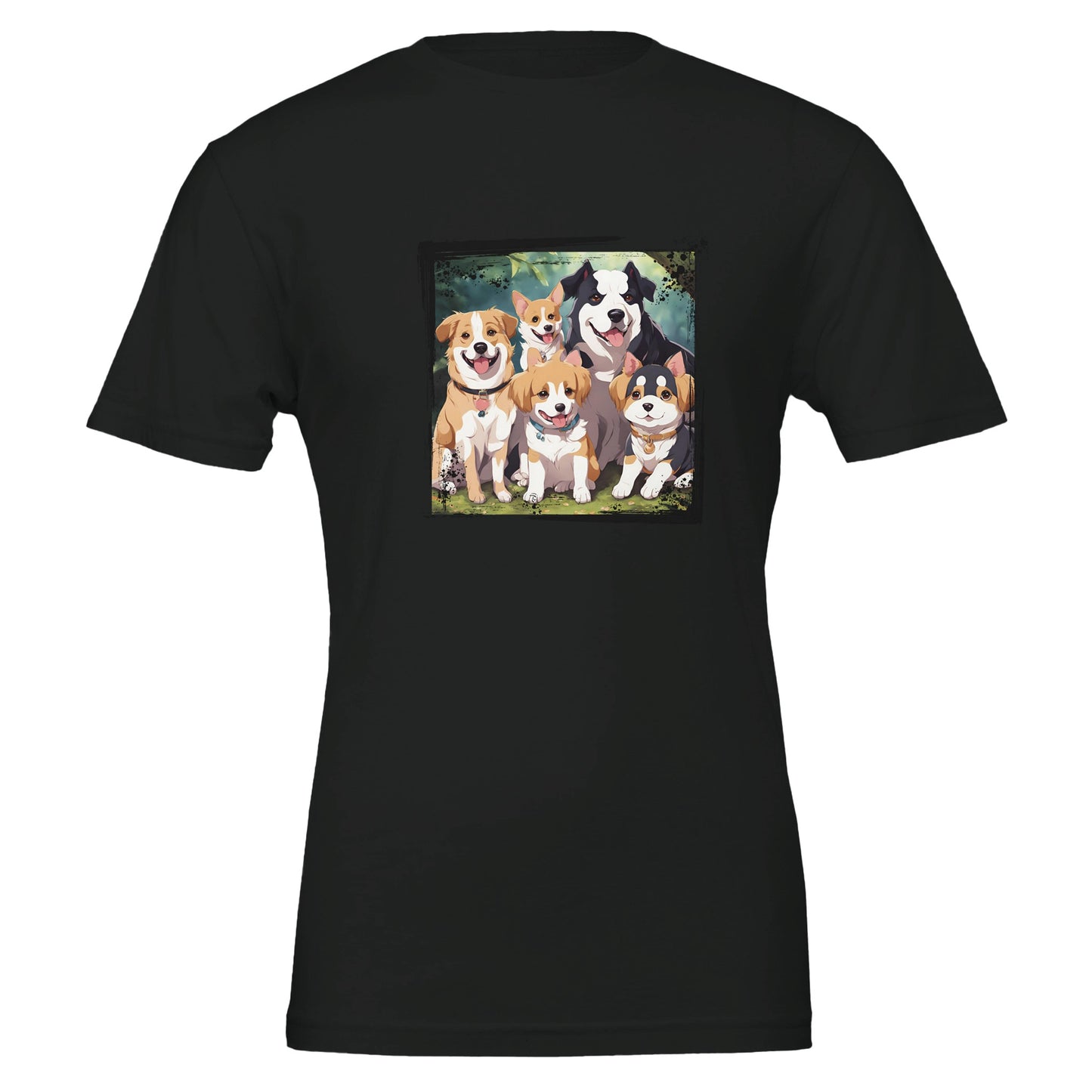 Doggy Familia Premium Unisex Crewneck T-shirt - FLDrip