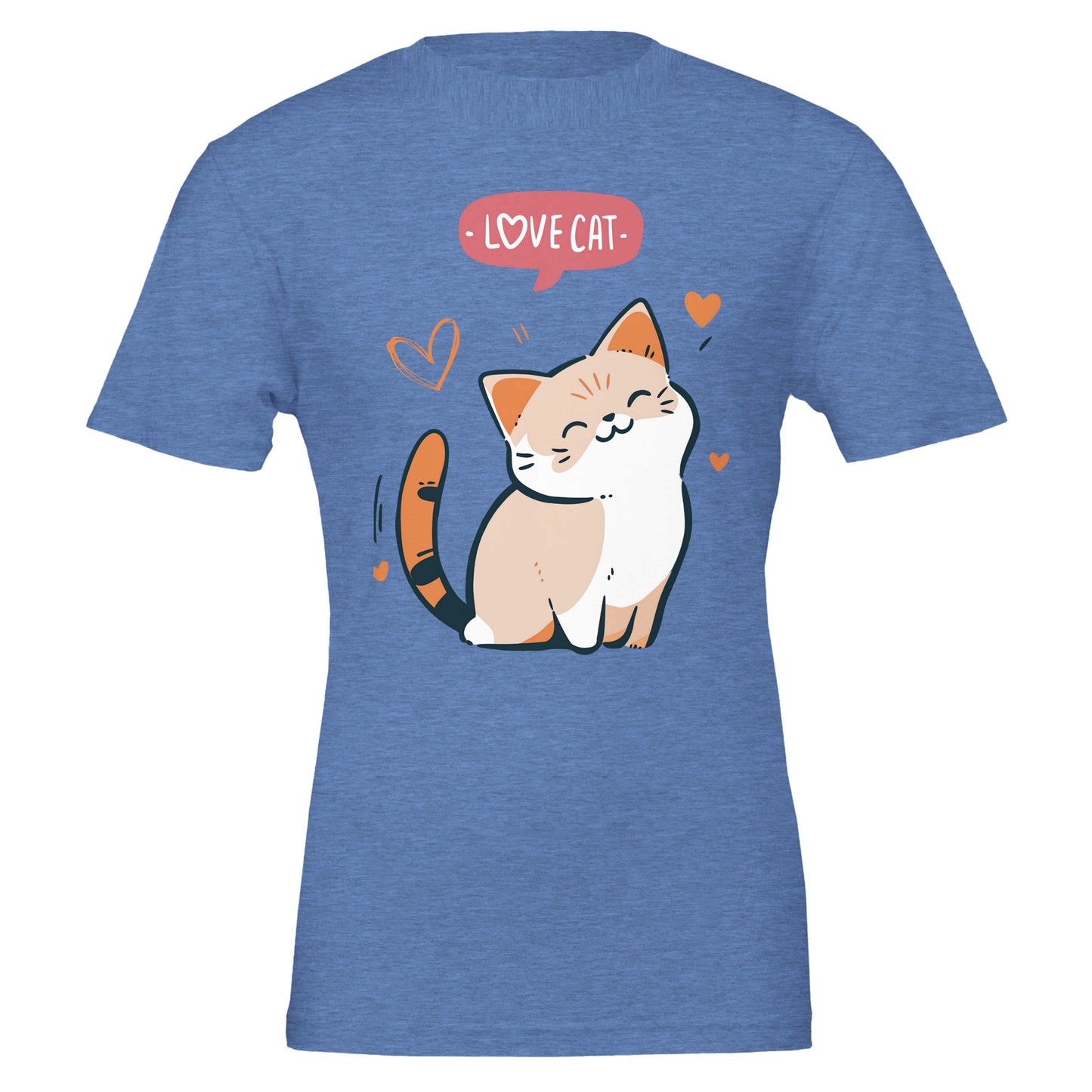 Cat Lover Premium Unisex Crewneck T-shirt - FLDrip