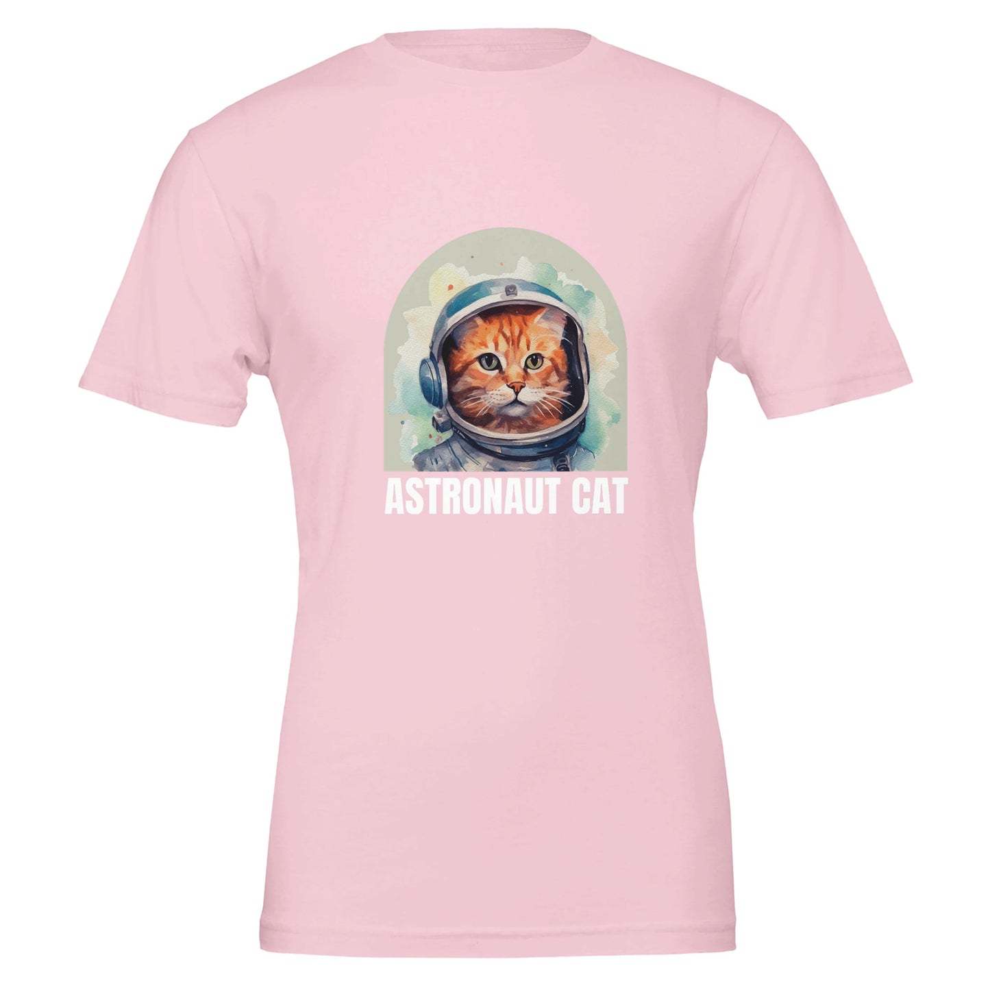 Cat Astronaut Premium Unisex Crewneck T-shirt - FLDrip