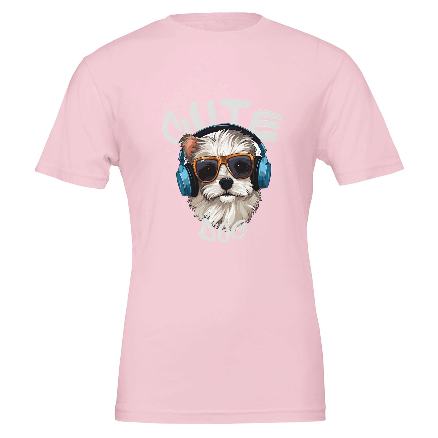 Cute Dog Premium Unisex Crewneck T-shirt - FLDrip