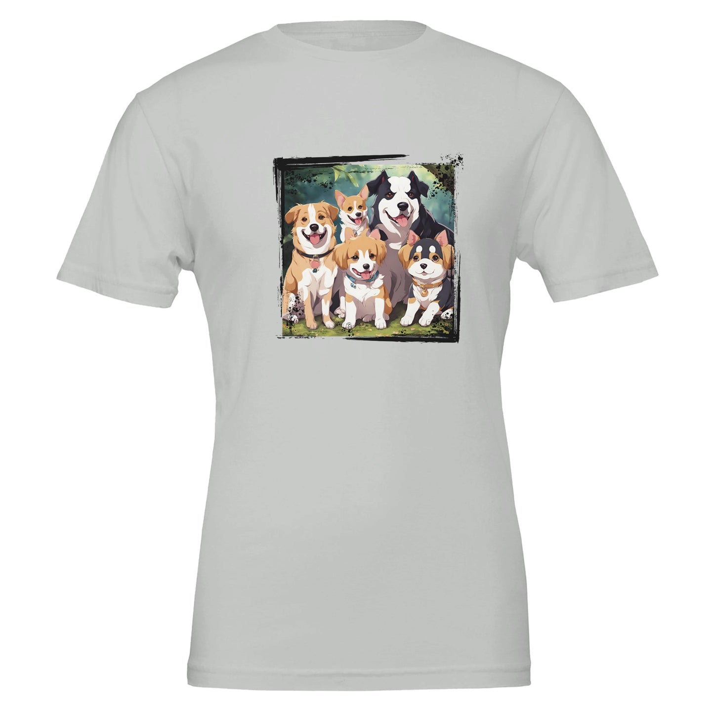 Doggy Familia Premium Unisex Crewneck T-shirt - FLDrip