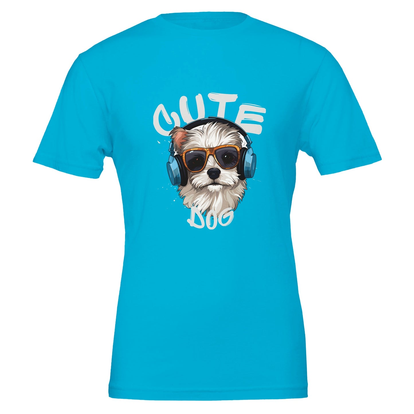 Cute Dog Premium Unisex Crewneck T-shirt - FLDrip