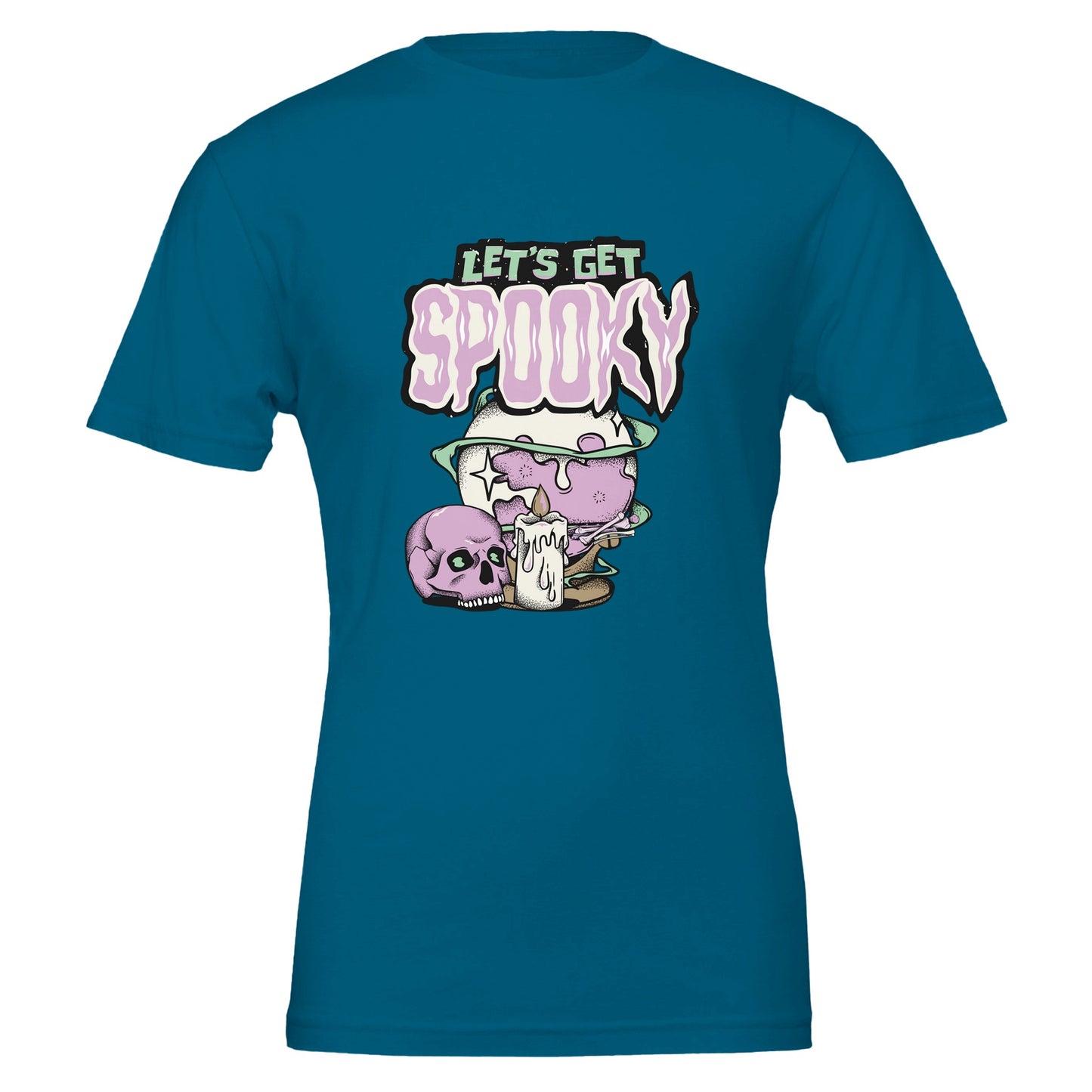 Let's get Spooky Premium Unisex Crewneck T-shirt - FLDrip