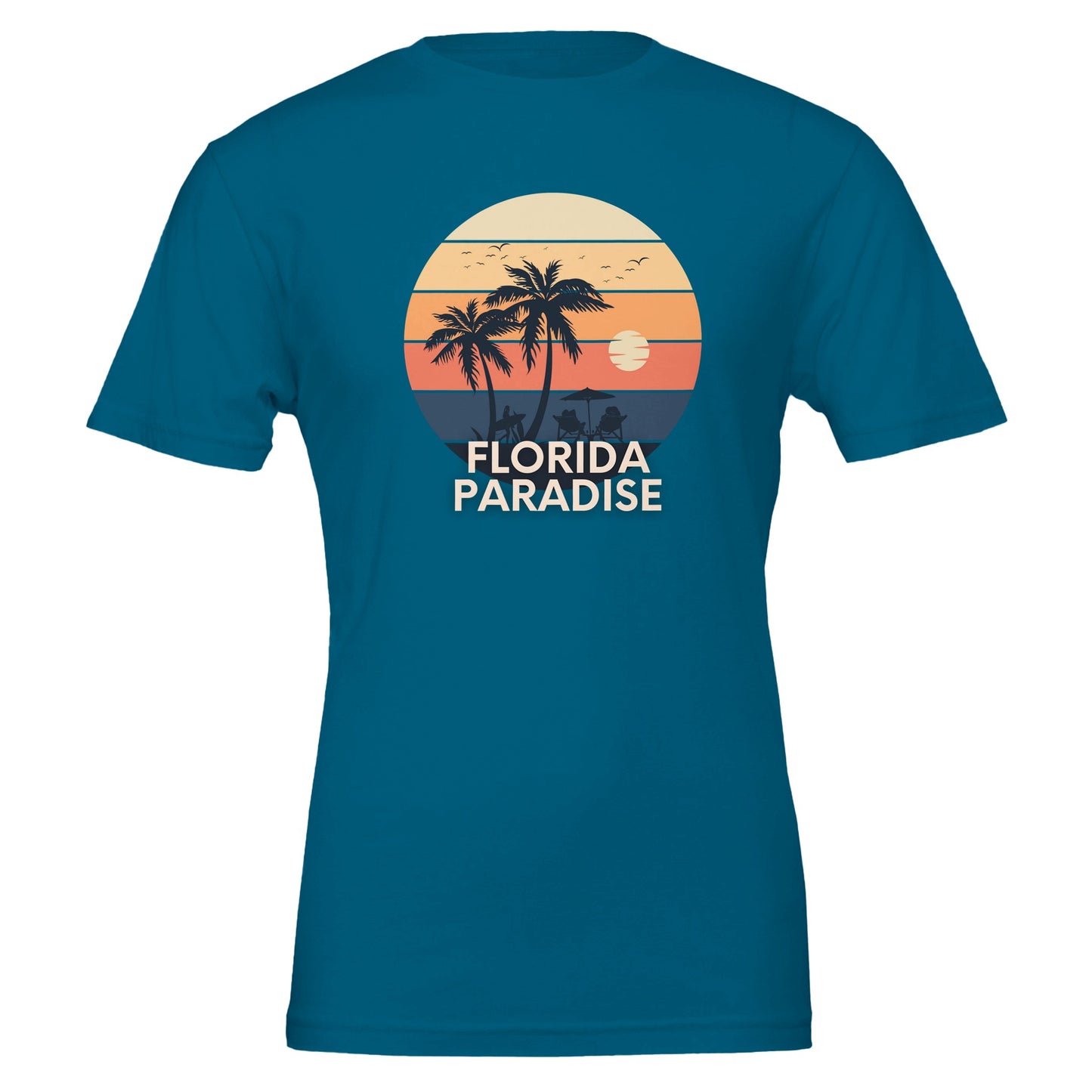 Florida Paradise Premium Unisex Crewneck T-shirt - FLDrip