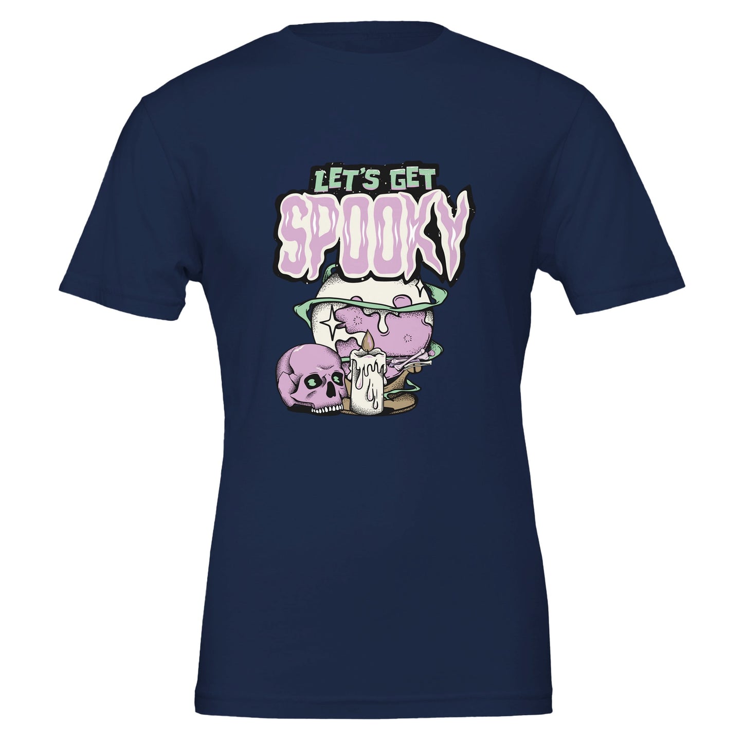 Let's get Spooky Premium Unisex Crewneck T-shirt - FLDrip