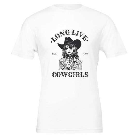 Long Live Cow Girls Premium Unisex Crewneck T-shirt - FLDrip