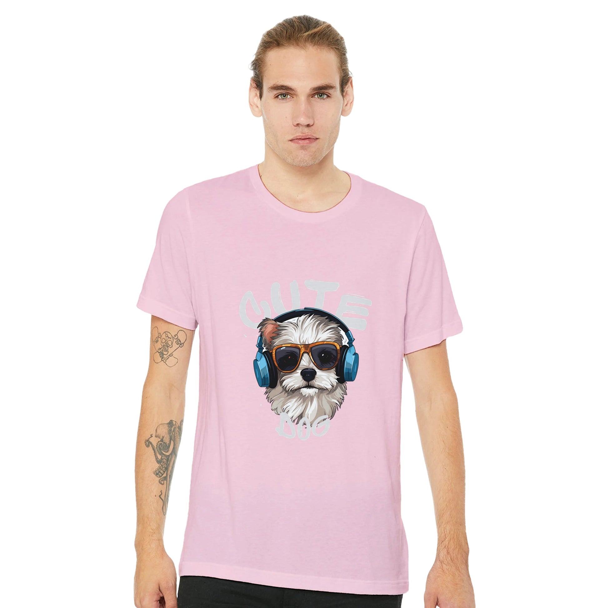 Cute Dog Premium Unisex Crewneck T-shirt - FLDrip