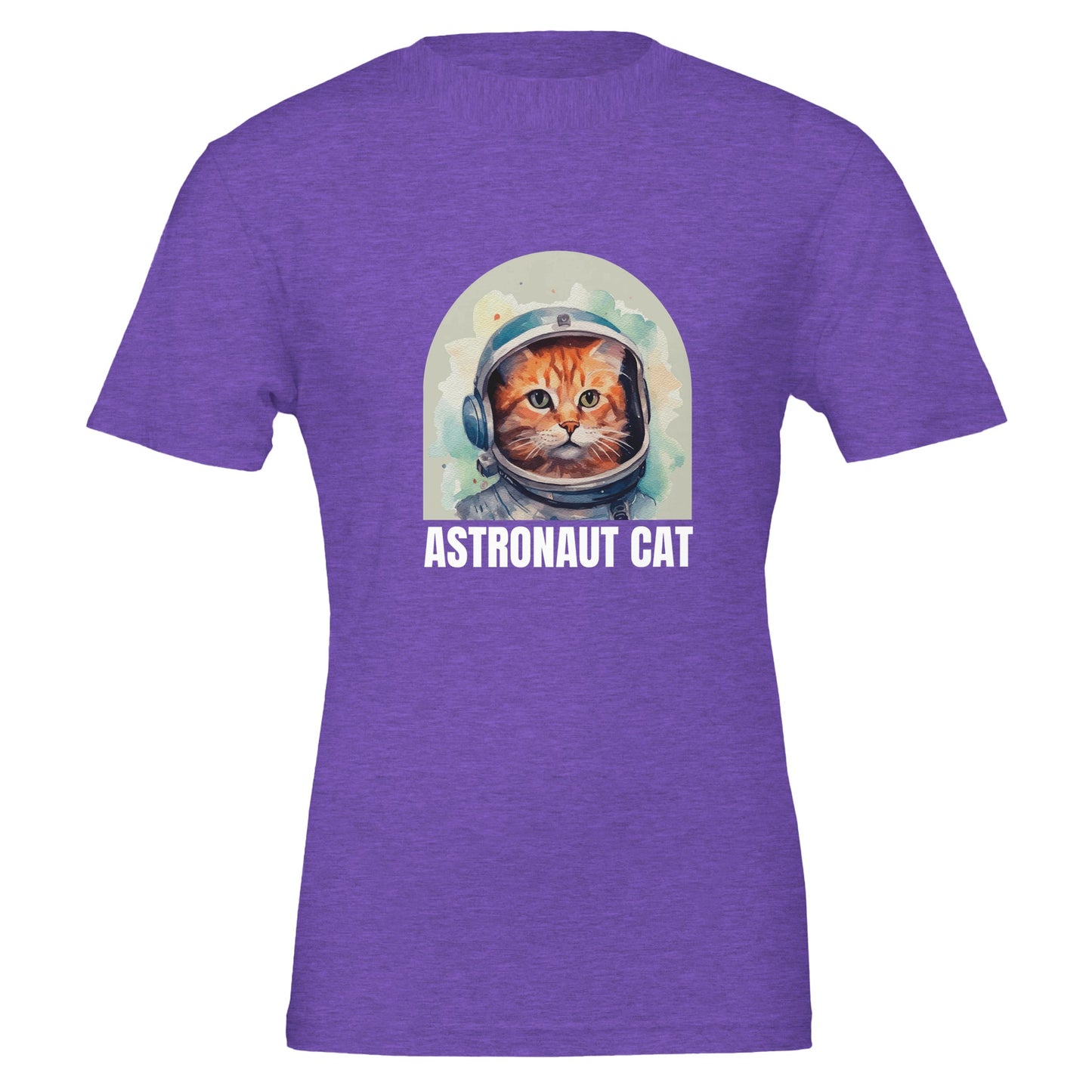 Cat Astronaut Premium Unisex Crewneck T-shirt - FLDrip