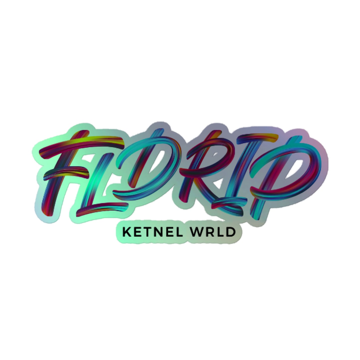 FLDRIP Holographic sticker - FLDrip